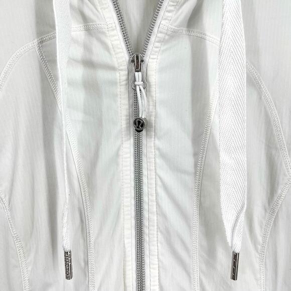 Lululemon Transition Jacket White Size 4 - Picture 3 of 10